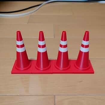 1/10ラジコン用　パイロン　16個（長さ約1.2M分）　バリケード　コース制作 1/10ラジコン用 パイロン 16個（長さ約1.2M分） バリケード